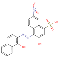 C.I. Mordant Black 11 formula graphical representation
