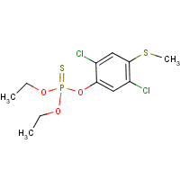 Chlorthiophos formula graphical representation