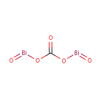 Bismuth subcarbonate formula graphical representation