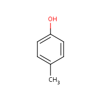 p-Cresol formula graphical representation