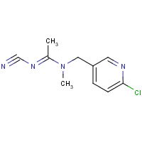 Acetamiprid formula graphical representation