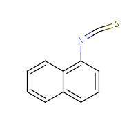 1-Naphthylisothiocyanate formula graphical representation