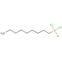 Nonyltrichlorosilane formula graphical representation