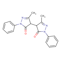 Bispyrazolone formula graphical representation