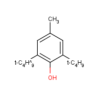 Butylated hydroxytoluene formula graphical representation