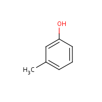 m-Cresol formula graphical representation