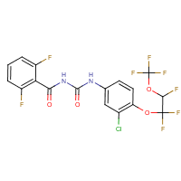 Novaluron formula graphical representation