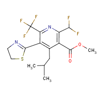 Thiazopyr formula graphical representation