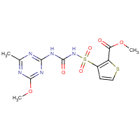 Thifensulfuron-methyl formula graphical representation