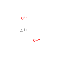 Boehmite formula graphical representation