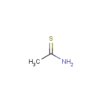 Thioacetamide formula graphical representation