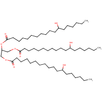 Castor oil, hydrogenated formula graphical representation