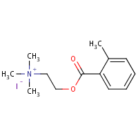 2-Toluoyl choline formula graphical representation