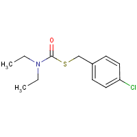 Thiobencarb formula graphical representation