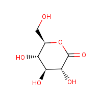 Gluconolactone formula graphical representation