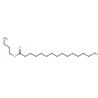 Butyl pentadecanoate formula graphical representation