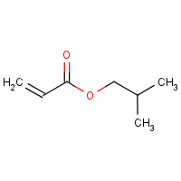 Isobutyl acrylate formula graphical representation