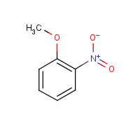 o-Nitroanisole formula graphical representation