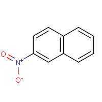 2-Nitronaphthalene formula graphical representation