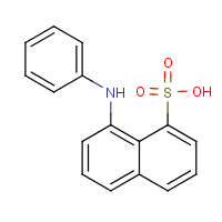 1-Anilino-8-naphthalenesulfonate formula graphical representation