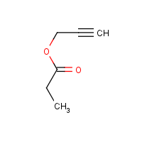 Propargyl propionate formula graphical representation