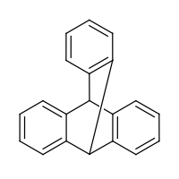 Triptycene formula graphical representation