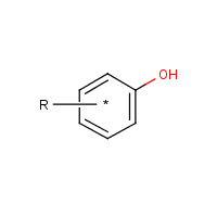 Nonylphenol formula graphical representation