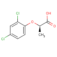 Dichlorprop-P formula graphical representation