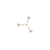 Phosphorus tribromide formula graphical representation