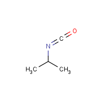 Isopropyl isocyanate formula graphical representation