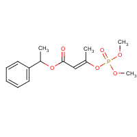 Crotoxyphos formula graphical representation