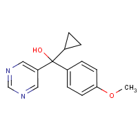 Ancymidol formula graphical representation