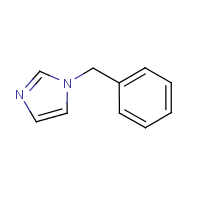 1-Benzylimidazole formula graphical representation