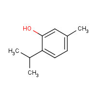 Thymol formula graphical representation