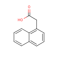 1-Naphthaleneacetic acid formula graphical representation