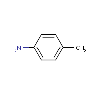 p-Toluidine formula graphical representation