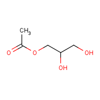 Glyceryl monoacetate formula graphical representation