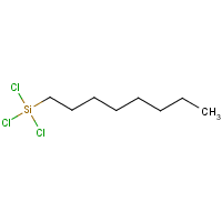 Octyltrichlorosilane formula graphical representation