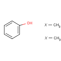 Xylenol formula graphical representation