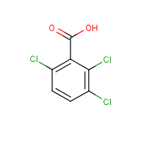 2,3,6-Trichlorobenzoic acid formula graphical representation