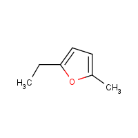 2-Ethyl-5-methylfuran formula graphical representation