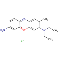 Brilliant Cresyl Blue formula graphical representation
