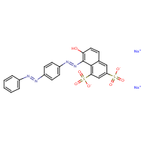 Brilliant Crocein formula graphical representation