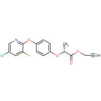 Clodinafop-propargyl formula graphical representation