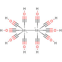 Dimanganese decacarbonyl formula graphical representation