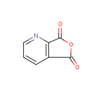 2,3-Pyridinedicarboxylic anhydride formula graphical representation