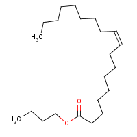 Oleic acid, butyl ester formula graphical representation