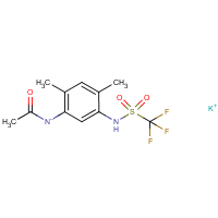 Mefluidide-potassium formula graphical representation