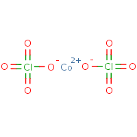 Cobalt(II) perchlorate hexahydrate formula graphical representation