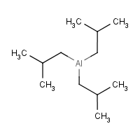 Triisobutylaluminum formula graphical representation